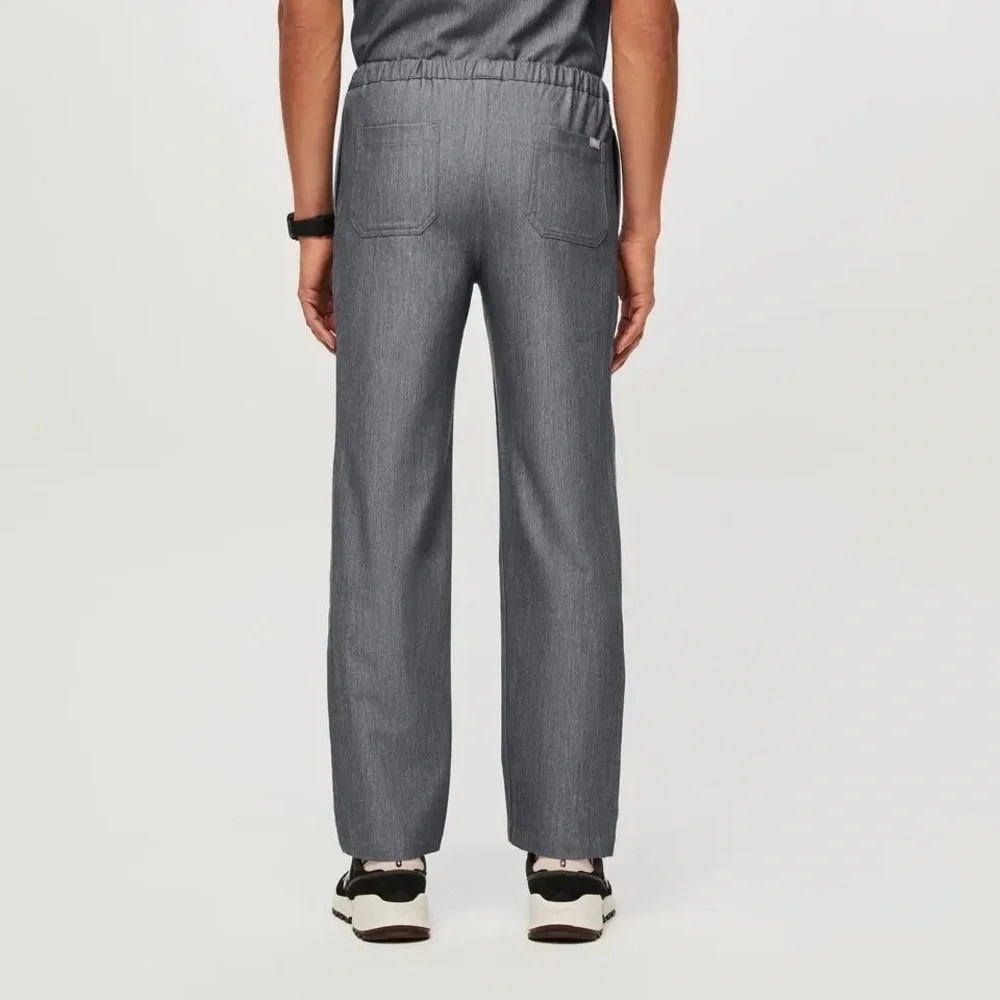 FIGS Men’s Gray Graphite Pisco Basic Scrub Pants size Large EUC